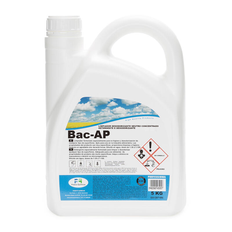 Bac-Ap - Detergente e desodorizante